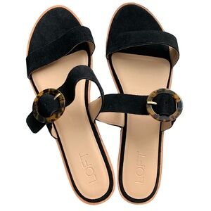 LOFT Resin Trend Slide Sandal black/Size 11
